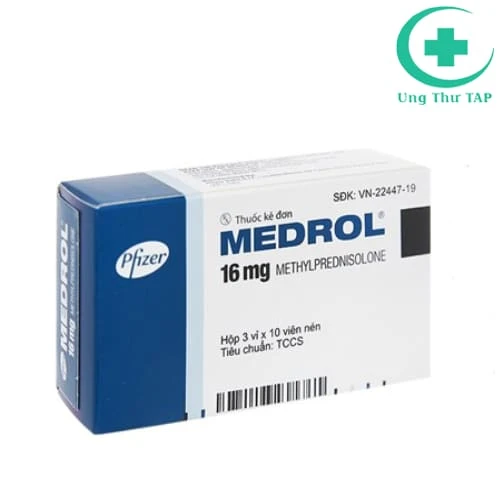 Medrol 16mg (Methylprednisolone) - Thuốc chống viêm của Pfizer