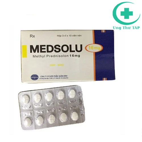 Medsolu 16mg - Thuốc điều trị bệnh về xương, da, dị ứng hiệu quả