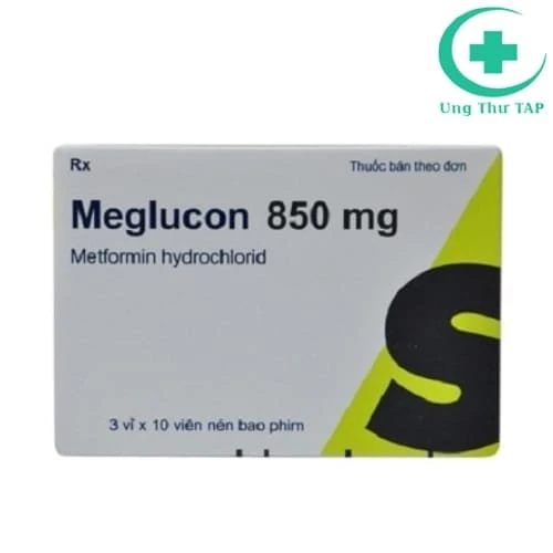 Meglucon Tab 850mg 3x10's - Thuốc điều trị tiểu đường type II