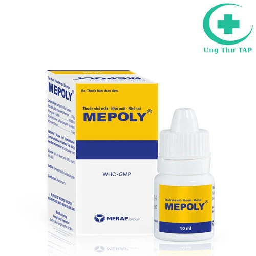 Mepoly- Thuốc nhỏ mắt điều trị nhiễm khuẩn mắt hiệu quả