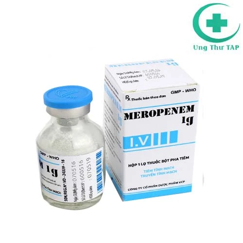 Meropenem 1g- Thuốc điều trị nhiễm trùng đường tiết niệu
