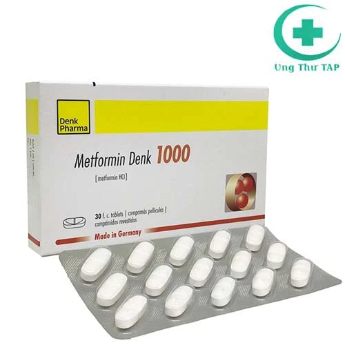 Metformin Denk 1000 - Thuốc điều trị đái tháo đường type 2