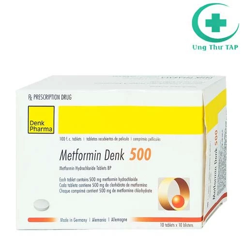Metformin Denk 500 - Thuốc điều trị tiểu đường hiệu quả