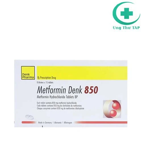 Metformin Denk 850 - Thuốc điều trị đái tháo đường ở người béo phì