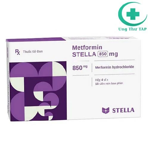 Metformin Stella 850mg - Thuốc điều trị đái tháo đường hiệu quả