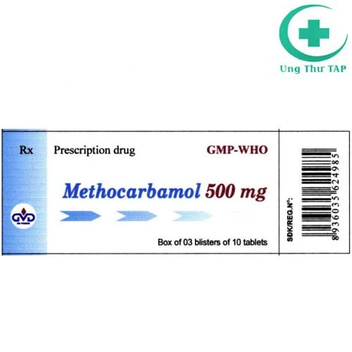 Methocarbamol 500mg - Thuốc phòng ngừa và điều trị bệnh uốn ván