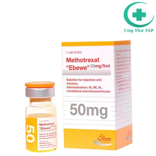 Methotrexat "Ebewe" 500mg/5ml - thuốc điều trị ung thư vú 