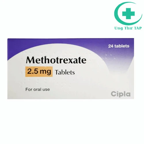 Methotrexate 2.5mg Cipla - Điều trị ung thư phổi, ung thư vú