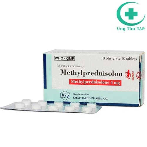 Methylprednisolon 4 - Thuốc điều trị viêm khớp, lupus ban đỏ