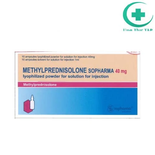 Methylprednisolon Sopharma - Thuốc chống viêm xương khớp 