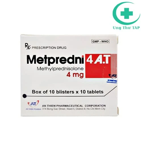 Metpredni 4 A.T - Thuốc kháng viêm hiệu quả của Việt nam