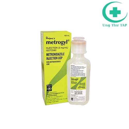 Metrogyl 5mg/ml 100ml Unique Pharma -  Điều trị nhiễm khuẩn