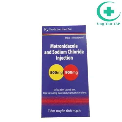 Metronidazole and Sodium chloride Injection 100ml - Trị nhiễm khuẩn