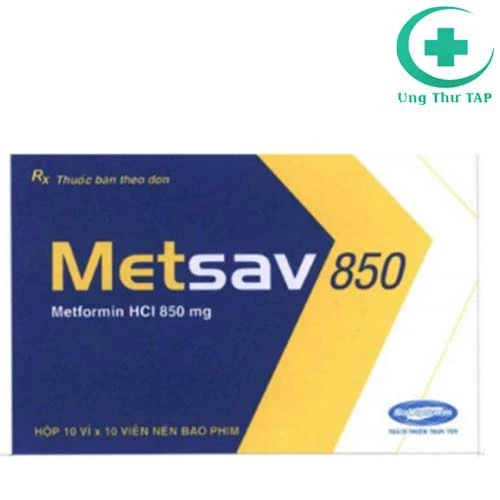Metsav 850 - Thuốc điều trị đái tháo đường type 2 của SaVi