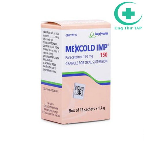 Mexcold IMP 150 - Thuốc giảm đau, hạ sốt hiệu quả của Imexpharm
