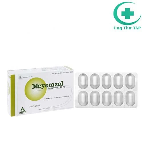 Meyerazol 20mg - thuốc điều trị trào ngược dịch dạ dày hiệu quả