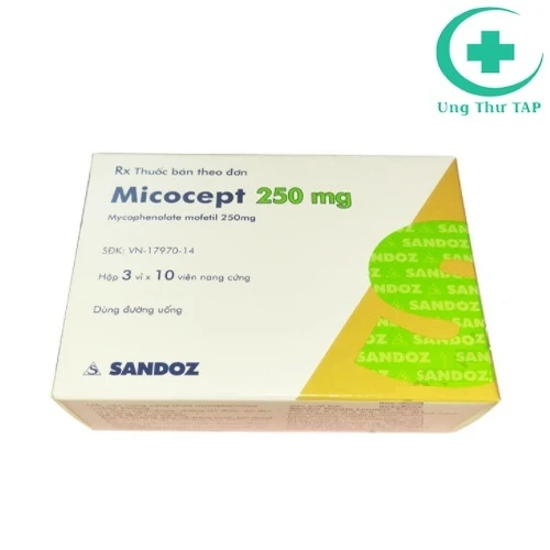 Micocept 250mg - Thuốc dự phòng thải ghép hiệu quả