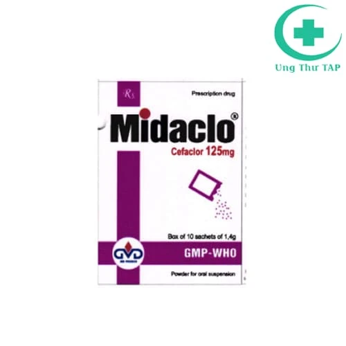 Midaclo 125 MD Pharco - Thuốc điều trị các nhiễm khuẩn
