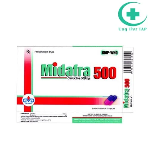 Midafra 500 MD Pharco - Thuốc điều trị nhiễm khuẩn hiệu quả