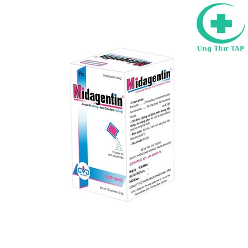 Midagentin 250/62,5 - điều trị nhiễm khuẩn của Minh Dân