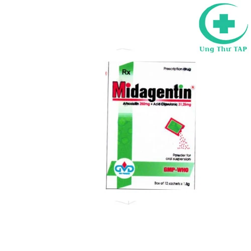 Midagentin 250/31,25 - điều trị nhiễm khuẩn của Minh Dân