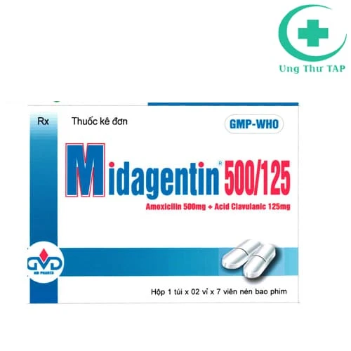 Midagentin 500/125mg MD Pharco - Điều trị nhiễm khuẩn hiệu quả