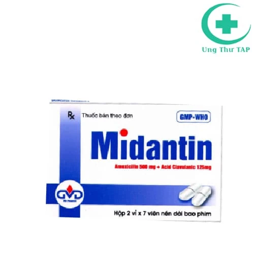 Midantin 500/125 MD Pharco - Điều trị nhiễm khuẩn nhanh chóng