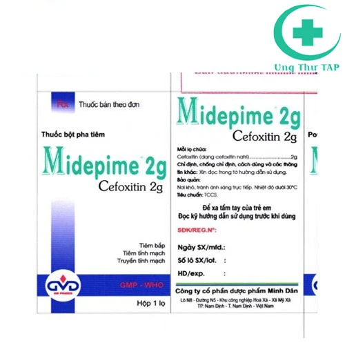 Midepime 2g - Thuốc điều trị nhiễm trùng hiệu quả của Minh Dân