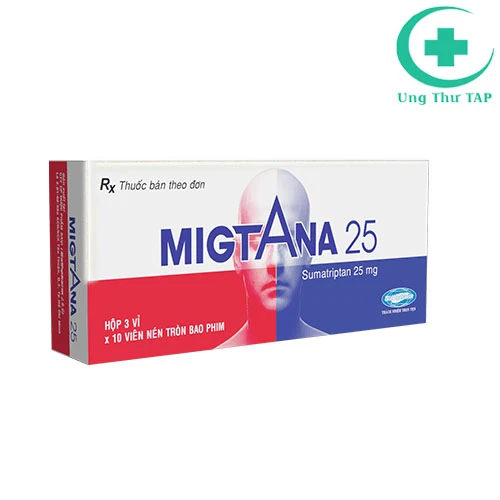 Migtana 25 - Thuốc điều trị bệnh đau nửa đầu cấp của DP SaVi