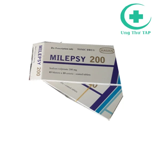 Milepsy 200 (Natri valproat) - Thuốc chống động kinh hiệu quả