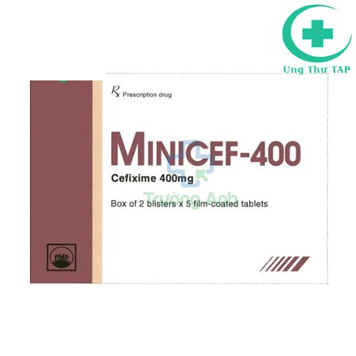 Minicef 400mg - Thuốc điều trị các bệnh nhiễm khuẩn hiệu quả