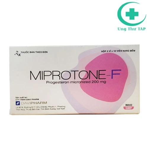 Miprotone-F - điều trị rối loạn kinh nguyệt, dọa sảy thai