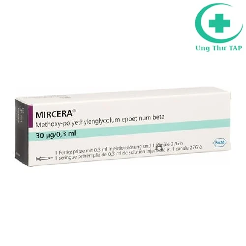 Mircera 30mcg/0.3ml Roche - Điều trị thiếu máu do bệnh thận