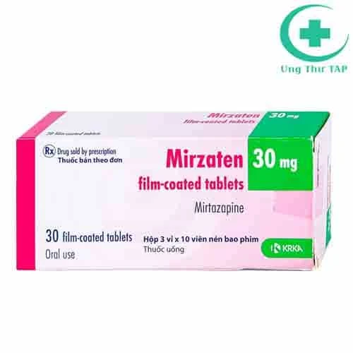 Mirzaten 30mg - Thuốc điều trị trầm cảm hiệu quả