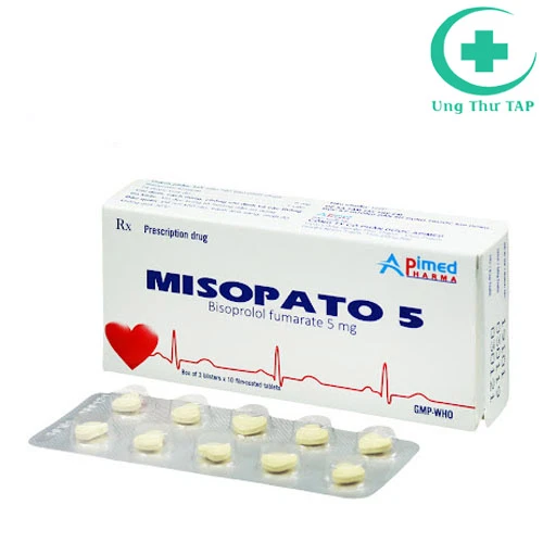 Misopato 5 - Thuốc điều trị suy tim, tăng huyết áp của Apimed