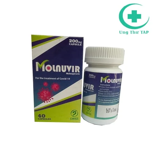 Molnuvir 200mg (Molnupiravir) SWISS - Thuốc điều trị Covid-19