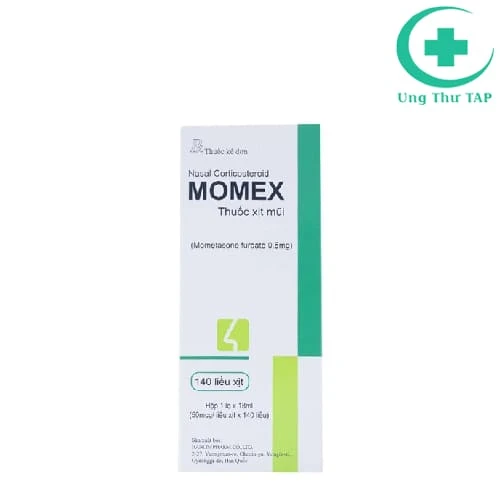 Momex Nasal Spray Hanlim - Thuốc điều trị viêm mũi, polyp mũi