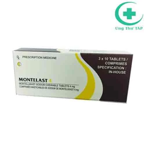 Montelast 4 - Thuốc điều trị bệnh hen suyễn hiệu quả