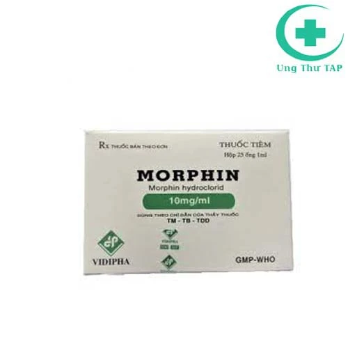 Morphin 10mg/ml - Thuốc giúp giảm đau sau chấn thương, phẫu thuật
