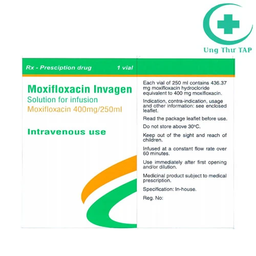 Moxifloxacin Invagen - Thuốc điều trị nhiễm khuẩn của Hy Lạp