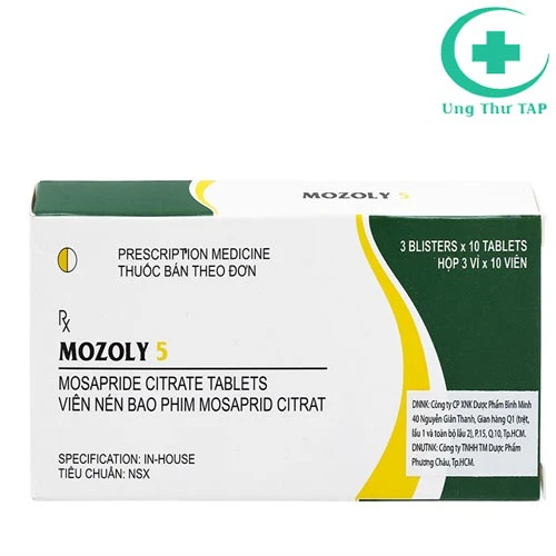 Mozoly 5- Thuốc điều trị triệu chứng trào ngược dạ dày thực quản 
