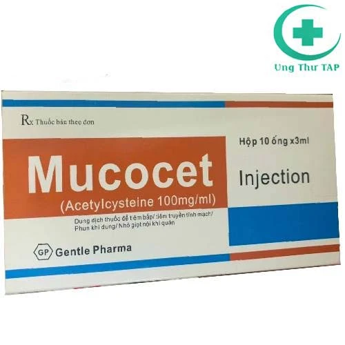 Mucocet Injection - Thuốc giúp tiêu chất nhầy do viêm phế quản