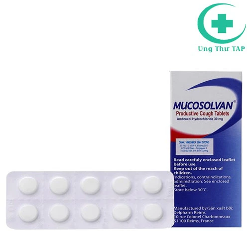 Mucosolvan 30mg- Thuốc loãng đờm bệnh phế quản phổi cấp và mạn tính