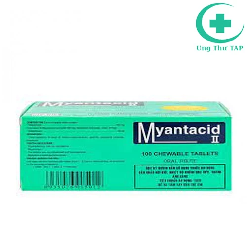Myantacid II - Điều trị trào ngược dạ dày, thực quản hiệu quả