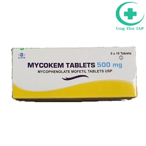 Mycokem tablets 500mg Alkem - Thuốc hỗ trợ ghép thận