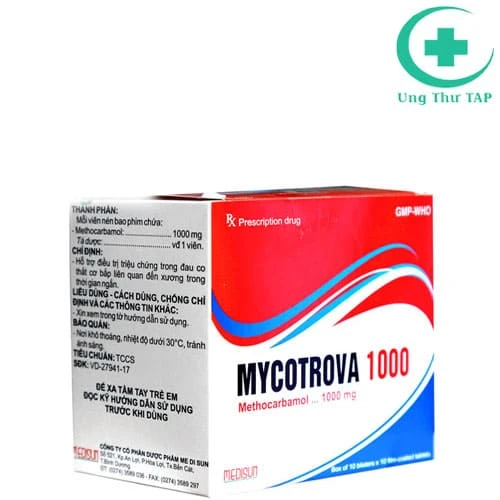 Mycotrova 1000 - Thuốc giãn cơ giảm đau hiệu quả