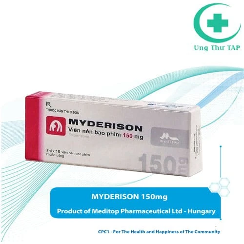 Myderison 150mg - Thuốc điều trị tăng trương lực, co thắt cơ