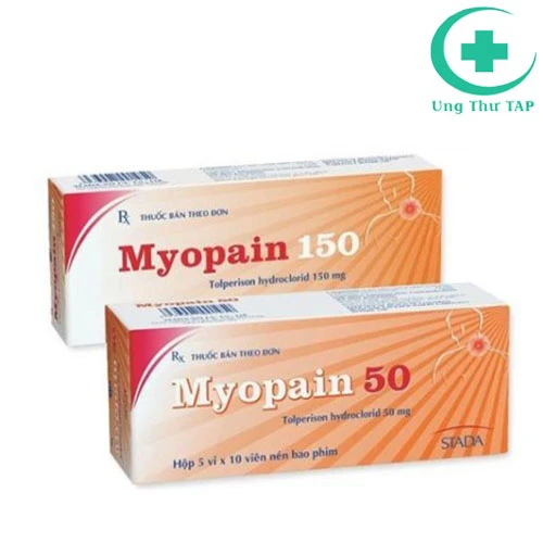 Myopain 150-Thuốc điều trị co cứng cơ, tăng trương lực, nghẽn mạch