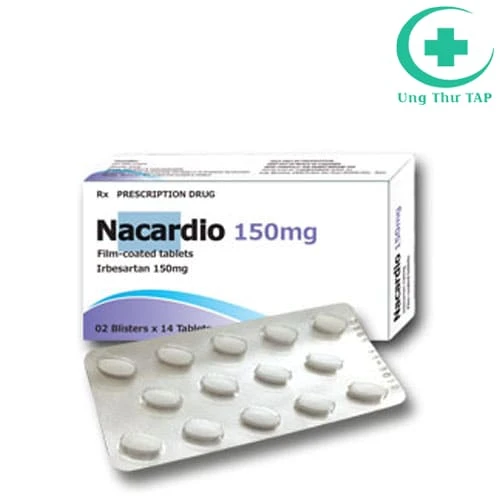 Nacardio 150mg Film-Coated Tablet Lesvi - Điều trị tăng huyết áp