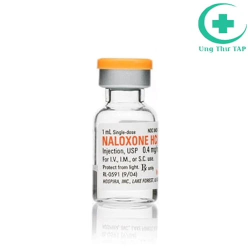 Naloxone 0,4mg 1ml - Thuốc tiêm dùng trong cấp cứu của Germany